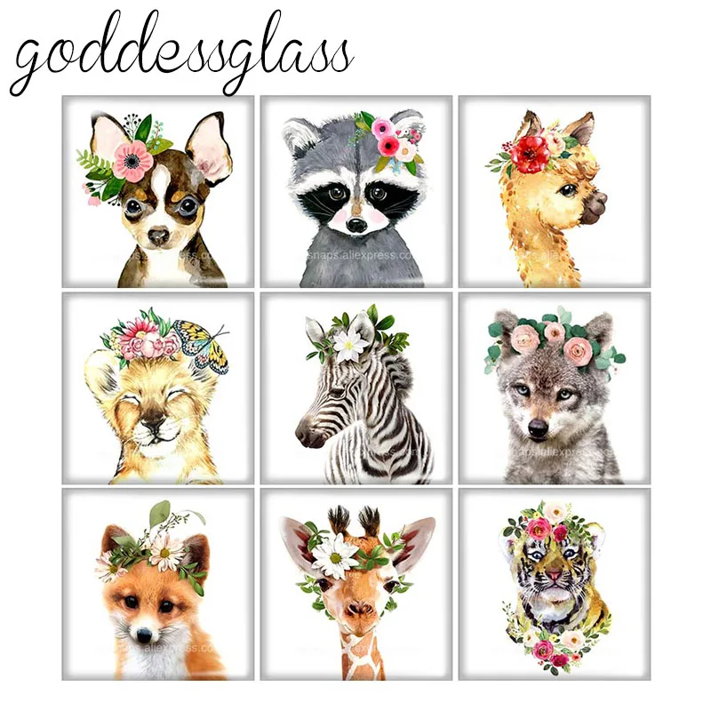 

10 шт., стеклянные кабошоны для фото, 12/20/25/30 мм