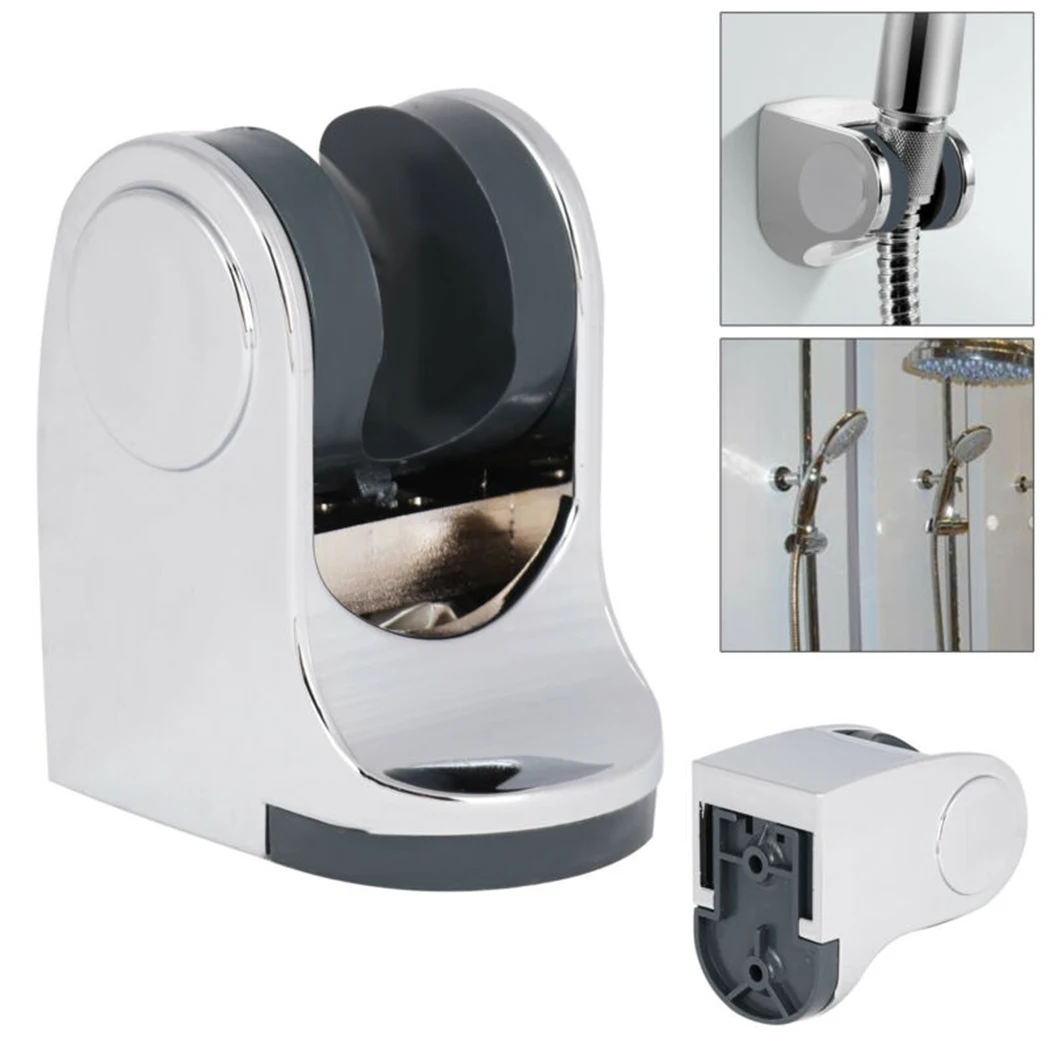 

Bathroom Hose Holder Adjustable Shower Bracket Head Handheld Stainless Steel