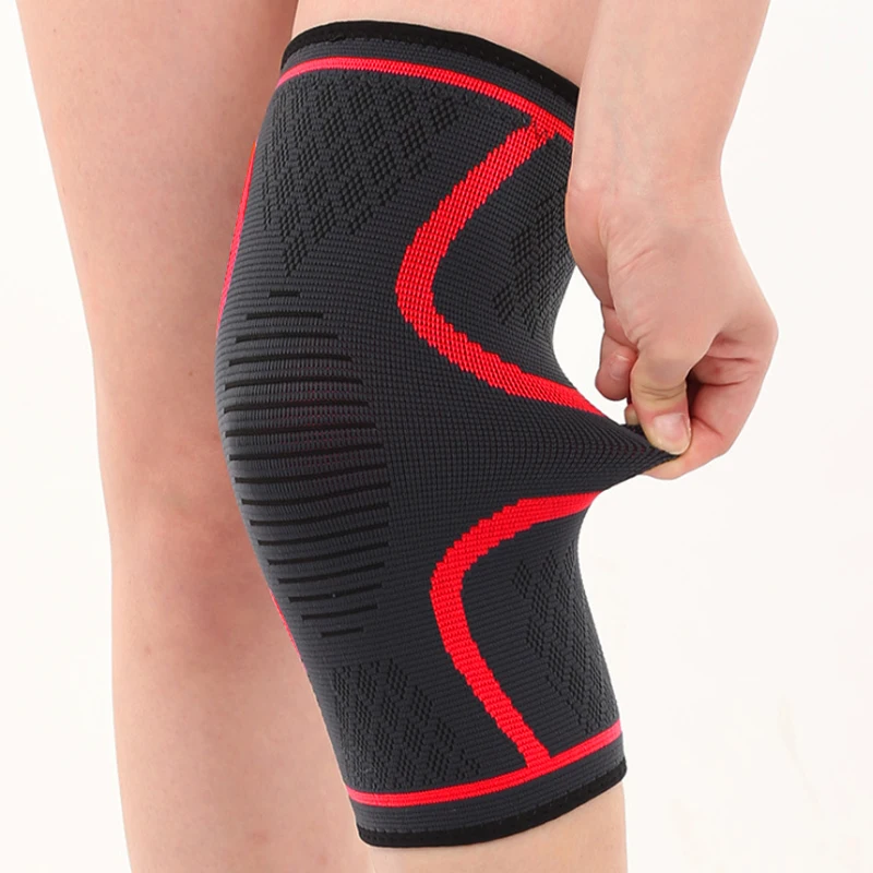 Поддержка колена для спорта профессиональные защитные эластичные дышащие