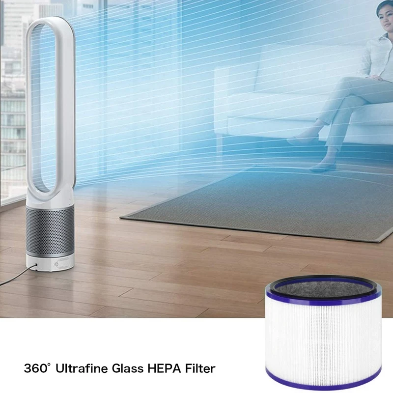 

2 Pack Replacement Hepa Filter for Dyson Pure Cool Link Dp01, Dp02 and for Dyson Pure Hot + Cool Link Hp01, Hp02, Parts