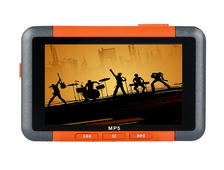 orange Портативный 8 Гб 16 Гб MP5 музыкальный плеер с ЖК-экраном fm-радио видео фильм может быть картой встроенный динамик - Цвет: orange