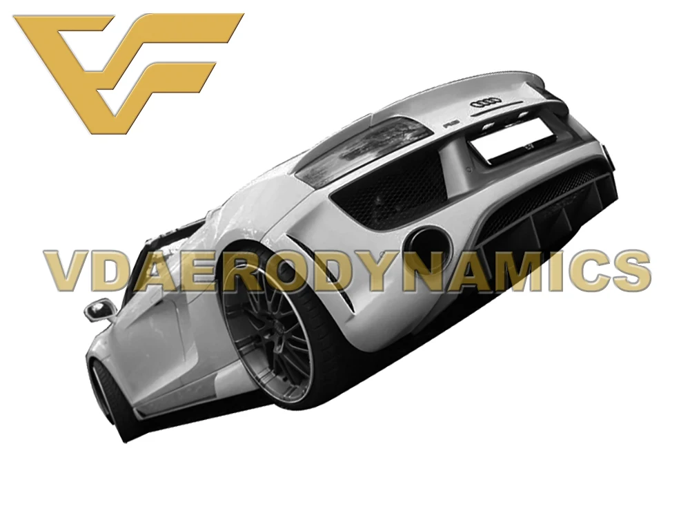 Подходит для 12-15 Audi R8 V8 V10 VAD-R полный комплект кузова (передний бампер задний