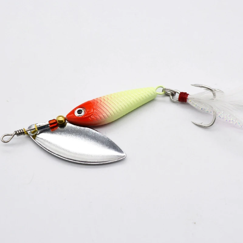 

1Pcs 8/11/20g Rotating Metal VIB vibration Bait Spinner Spoon Fishing Lures Jigs Trout Winter Fishing Hard Baits Tackle Pesca