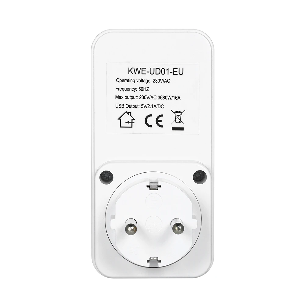 Розетка с таймером обратного отсчета 2 USB-портами 5 В штепсельная розетка таймер