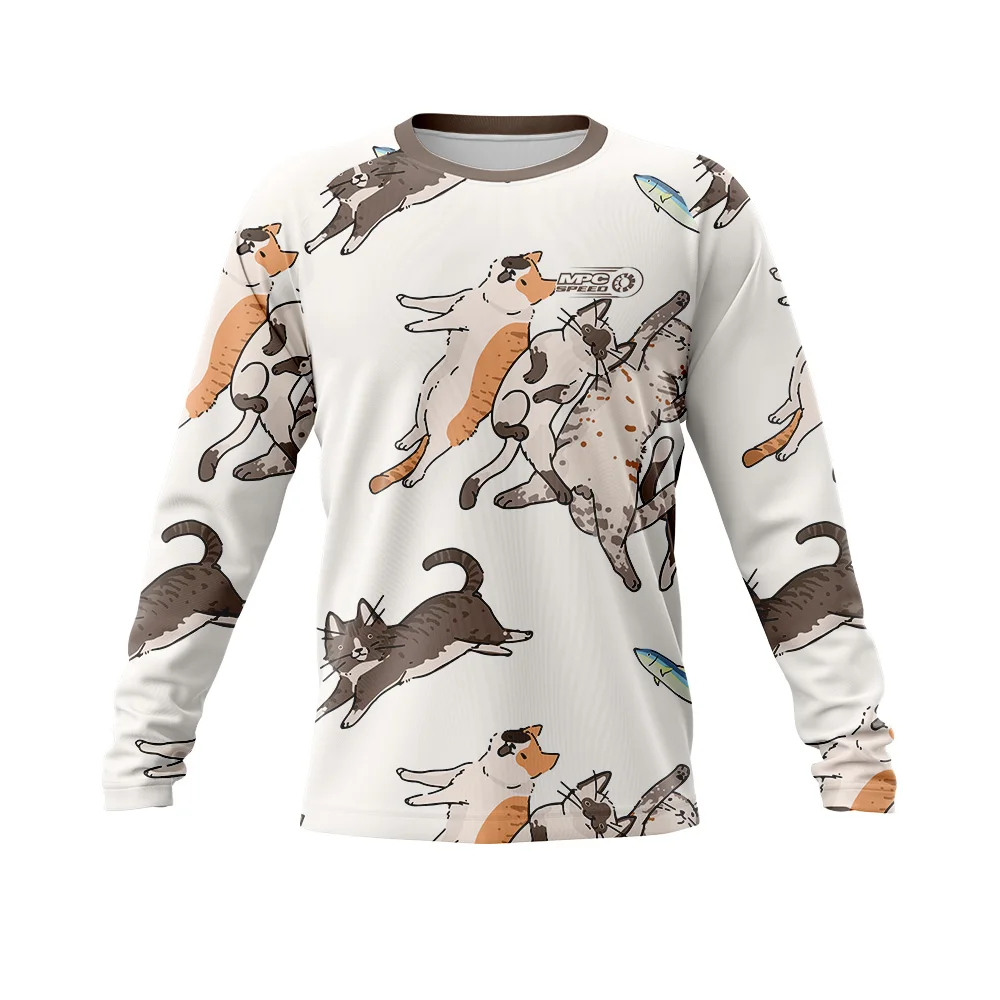 Мужская одежда для мотокросса велосипеда горного быстросохнущая футболка с