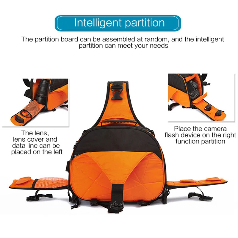 買取 男性と女性のための防水三角ポケット,柔らかいパッド入りカメラバッグ,インスタントトラベル,デジタル三脚バッグ