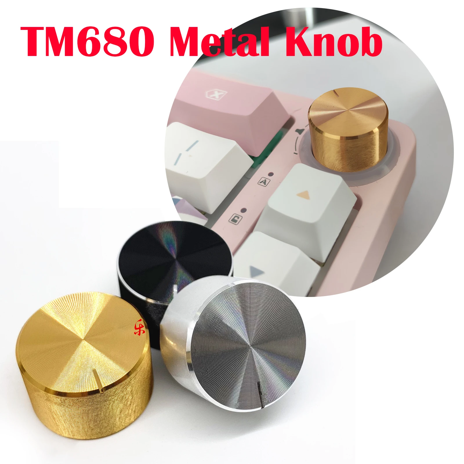 Special Metal Knob for TM680 Wired/Wireless Mechanical Keyboard Kit Upgrade Accessories