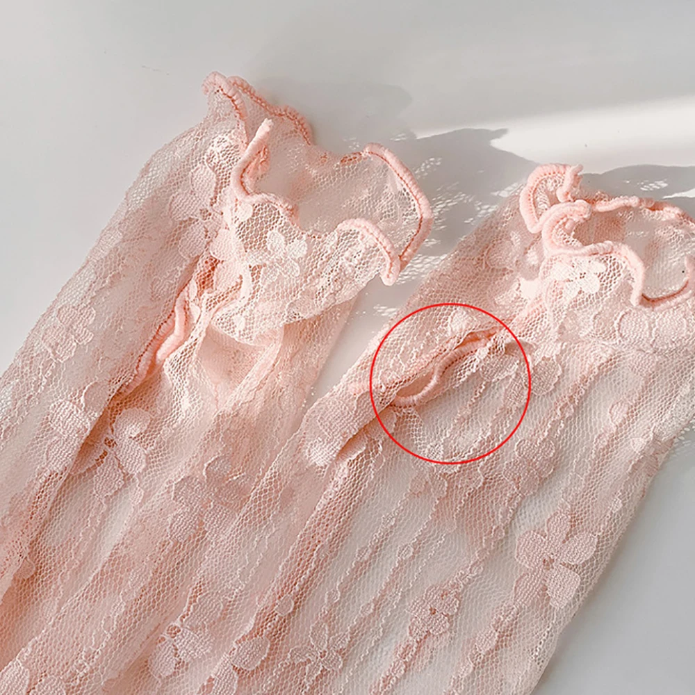 1 пара длинные кружевные перчатки без пальцев