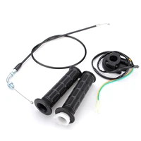 motorcycle handlebar hand grips throttle cable kill switch set for 49cc 80cc engine parts motorized bicycle push bike