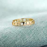 sun and moon rings for women minimalism handmade ring gold plated ring for couple friend birthday jewelry gifts on sale