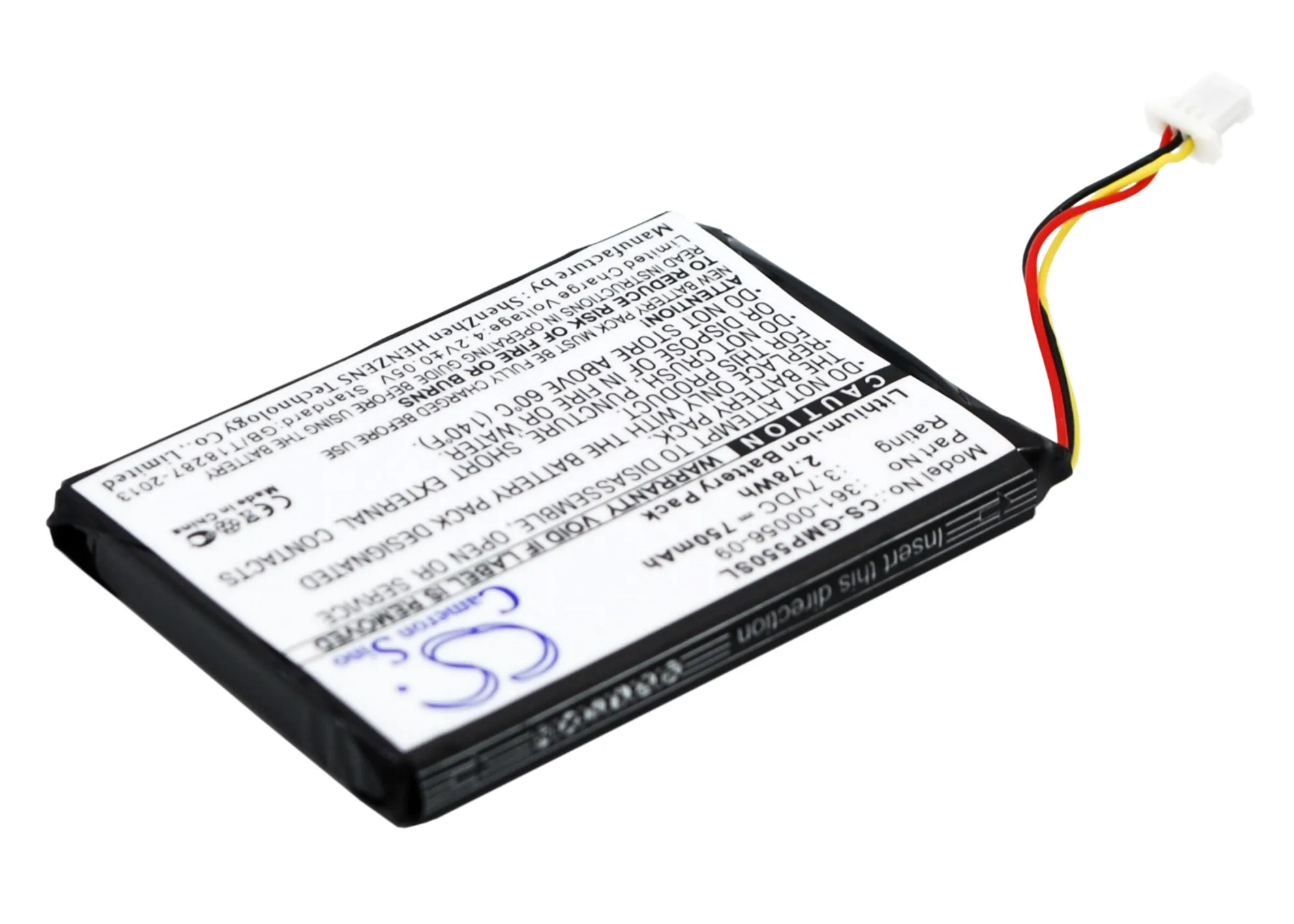 Аккумулятор Cameron Sino 750 мАч 361-00056-09 для Garmin Pro 550 70 Trashbreaker PT 10 передатчик Sport TB |