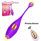 Вибратор с дистанционным управлением и беспроводным пультом дистанционного управления, вибрирующие яйца, носимые шарики, вибратор точки G, массажер для клитора, интимная игрушка для взрослых женщин