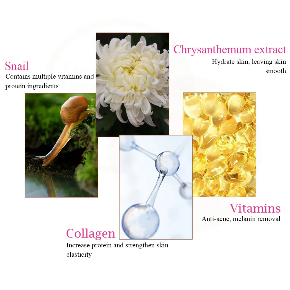 300ml disaar Collagen snail original liquid moisturizing gel body face locking skin care products |