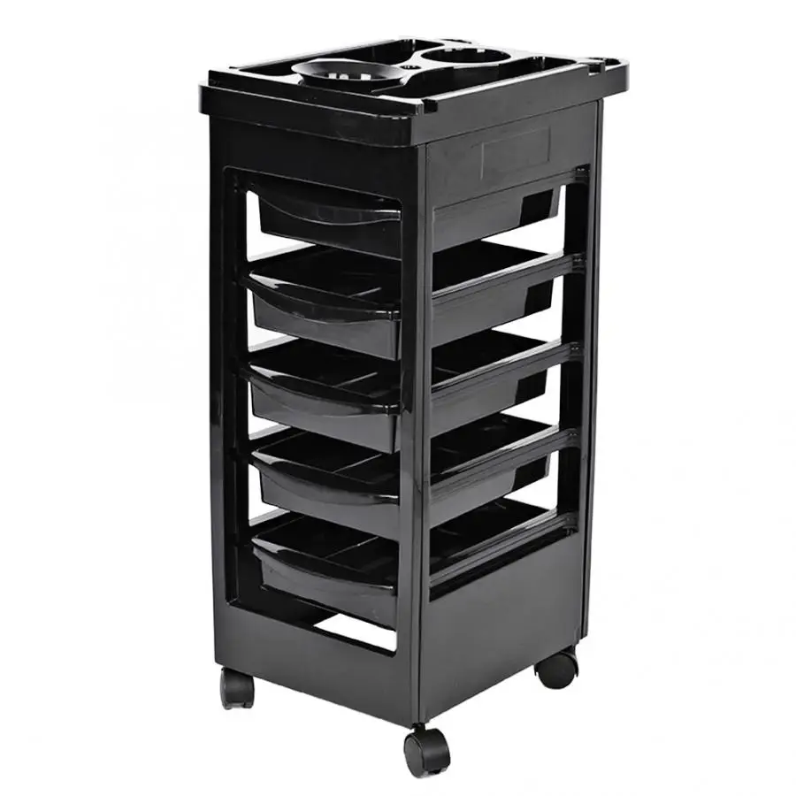 5 ящиков Парикмахерская тележка для хранения волос парикмахерские инструменты