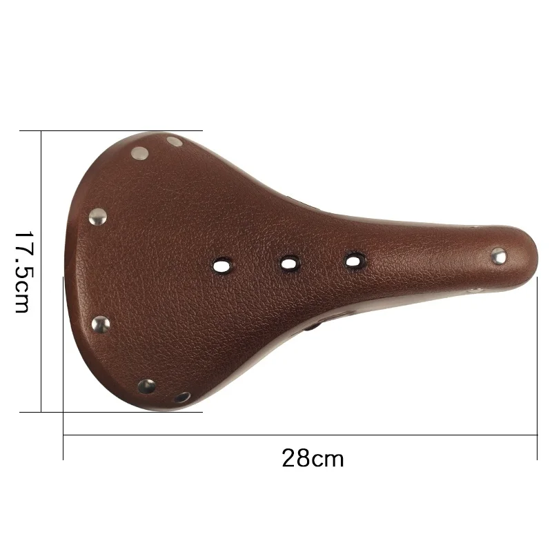 Велосипедное седло в стиле ретро кожаное велосипедное из натуральной яловой