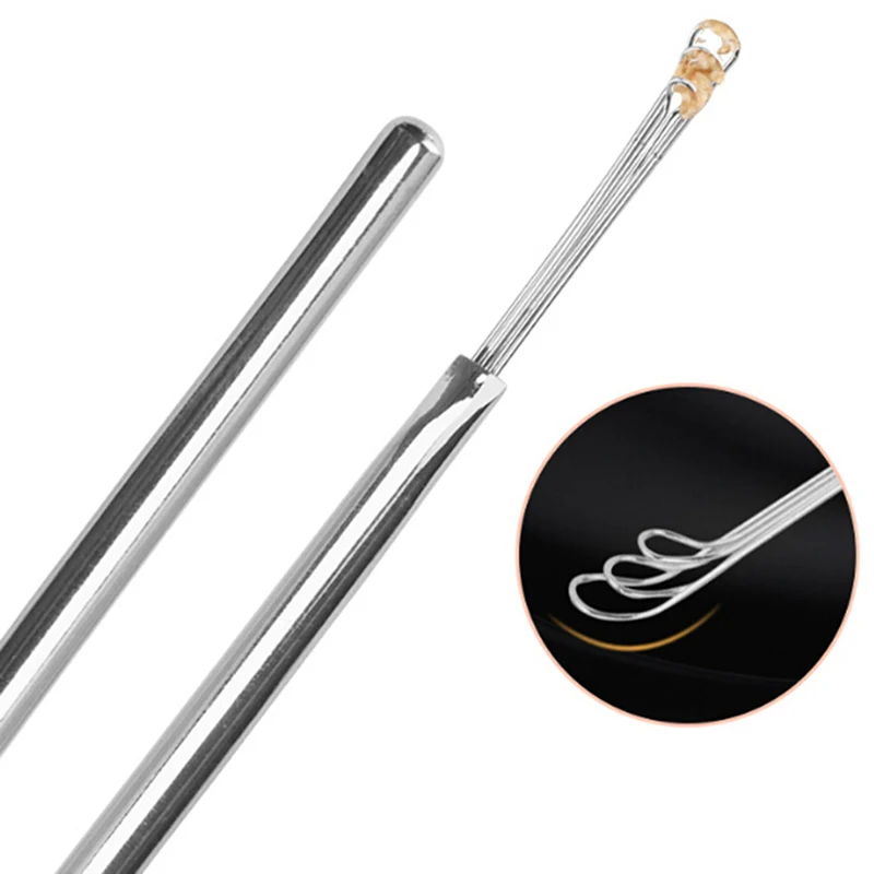 

Hot Curette Tools Digging Earpick Cleaner Ear Spoon Ear Cleaning Tool Health Care Portable Stainless Steel Ear Pick Cleaner