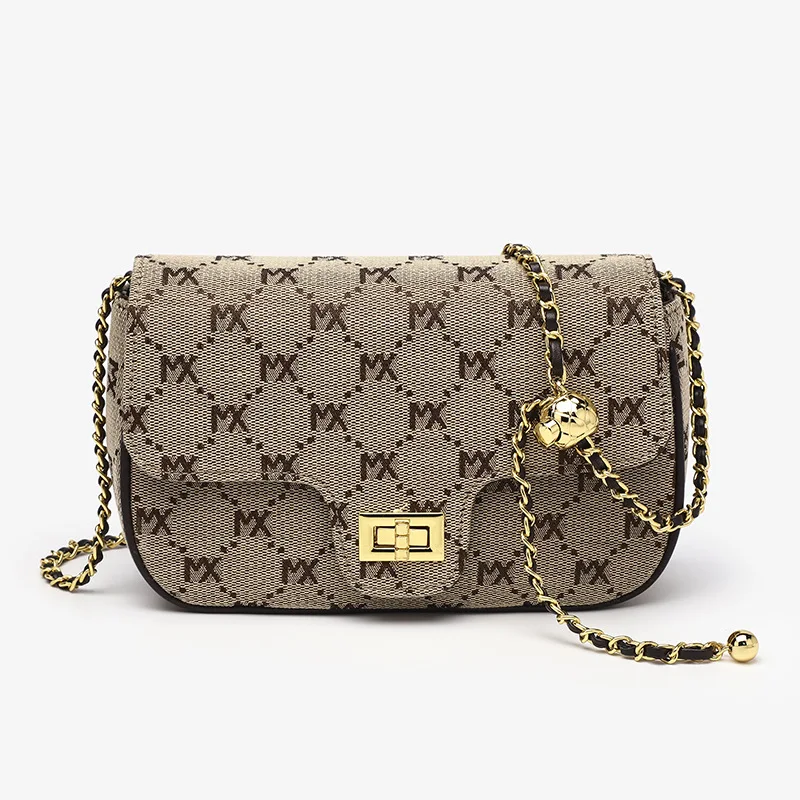 

Высококачественная Роскошная брендовая холщовая модная маленькая квадратная сумка на цепочке с леопардовым принтом высококачественные с...