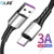 Кабель для быстрой зарядки OLAF USB C, кабель для передачи данных типа C для iPhone, кабель для быстрой зарядки 3A, кабель для быстрой зарядки Samsung, Xiaomi, Шнур Micro USB - изображение
