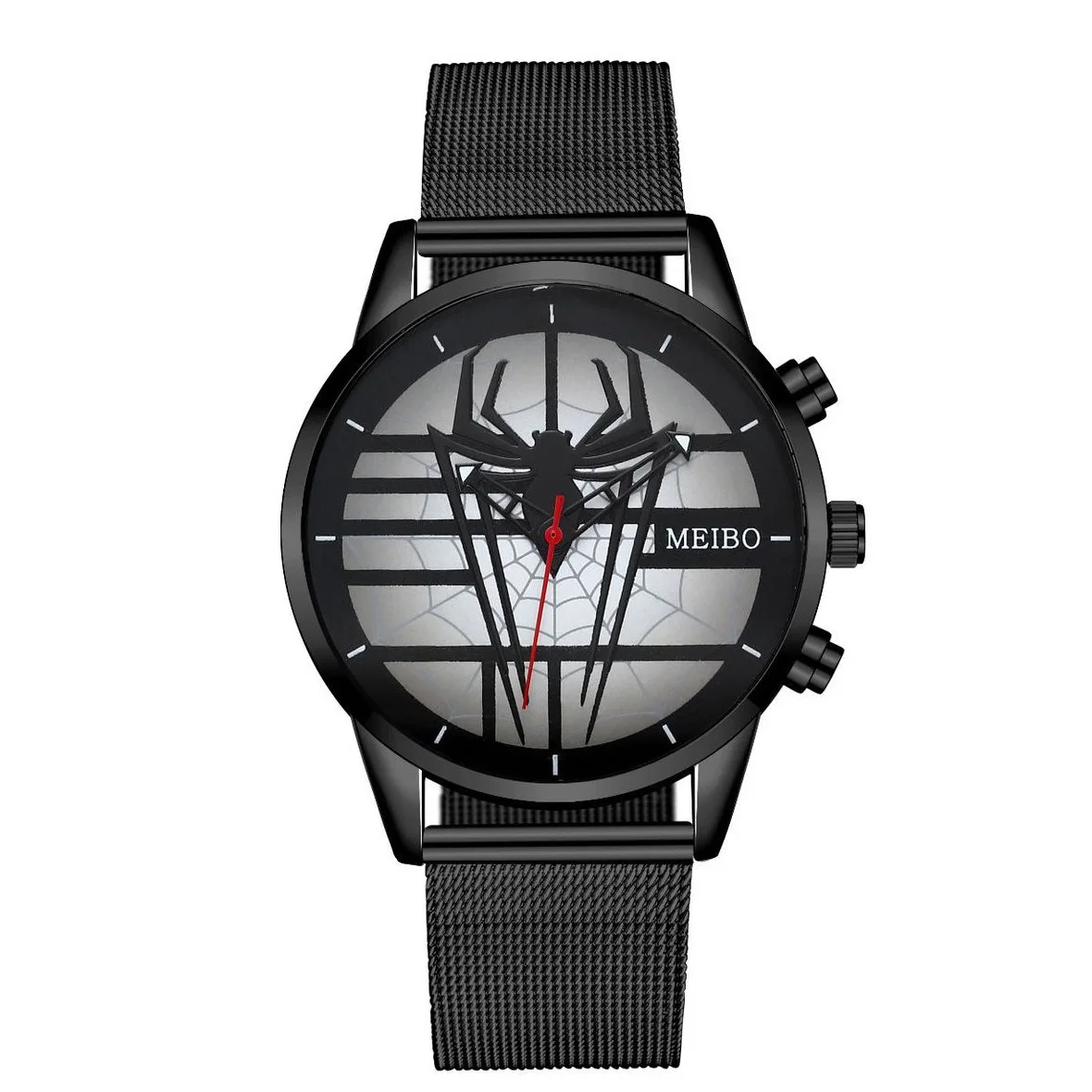 Мужские часы со стальным ремешком модные трендовые крутые мужские с паутиной