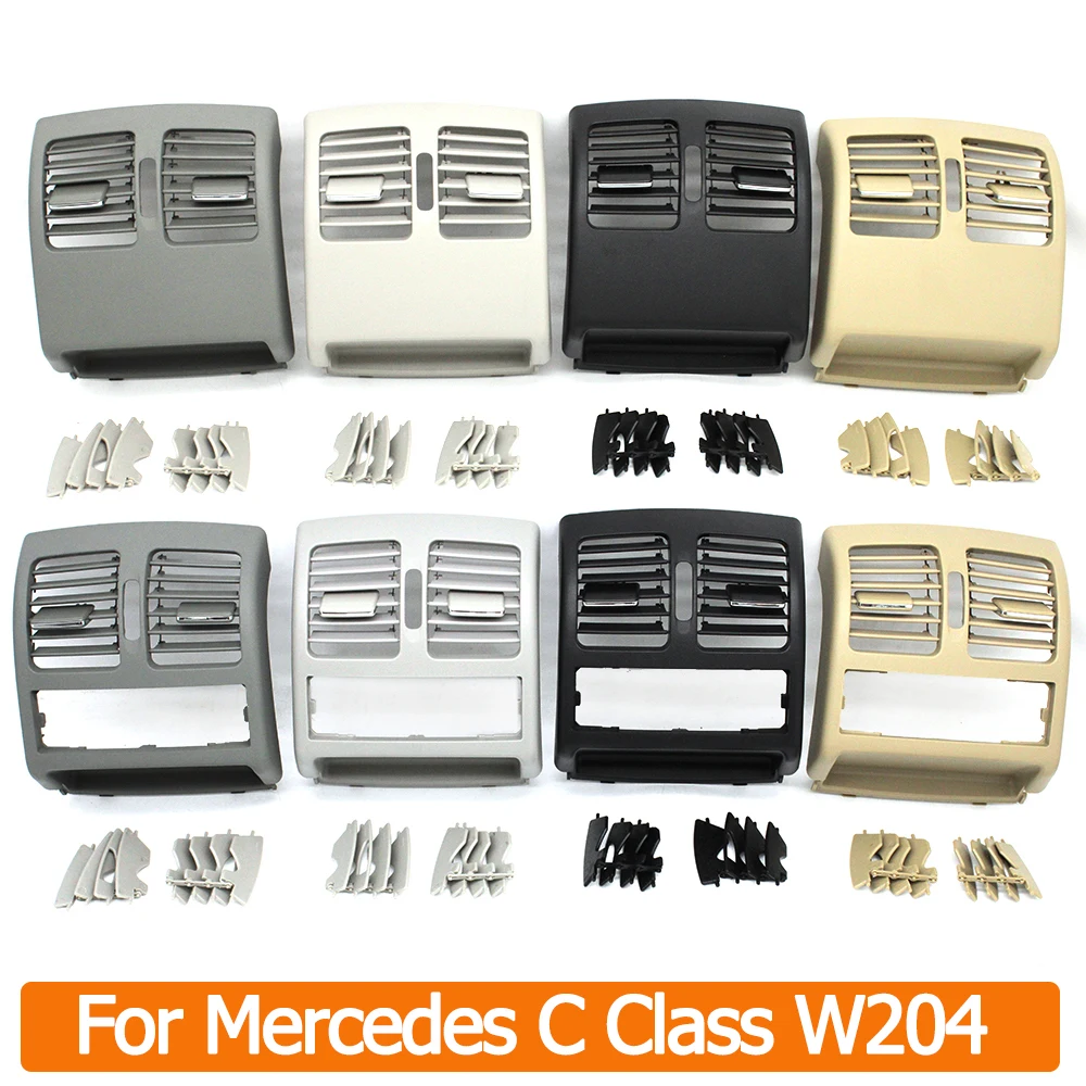 Yükseltilmiş W204 arka klima AC havalandırma ızgarası çıkış Mercedes Benz C sınıfı için C180 C200 C220 C230 260 300 350 2007-2013
