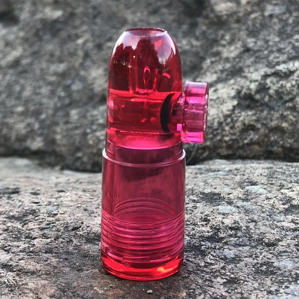 5 шт./лот акриловый пластиковый табак диспенсер храп рокетная форма носовые ножи.