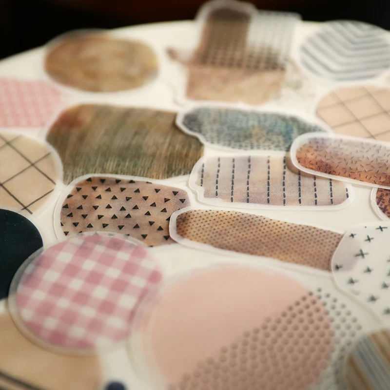 Холодные и теплые геометрические фотографии Скрапбукинг счастливый