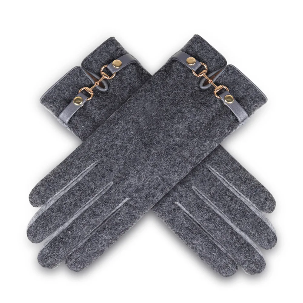 

Women's fashionable touch screen cashmere gloves