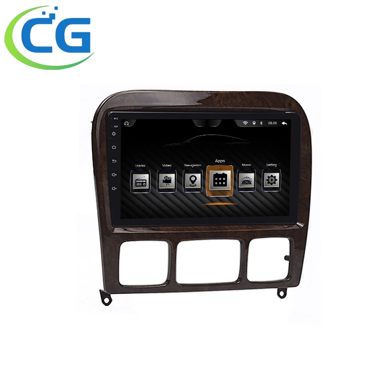 

9 inch Car Android For Mercedes Benz S Class W220 Wood Car Radio Video Player MP5 WIFI GPS Navigation Full Touch Screen IPS