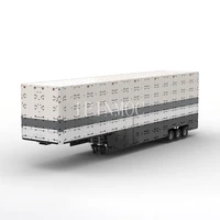 moc 50070 dynamic version rc locomotive container bricks small particle diy building block model gift
