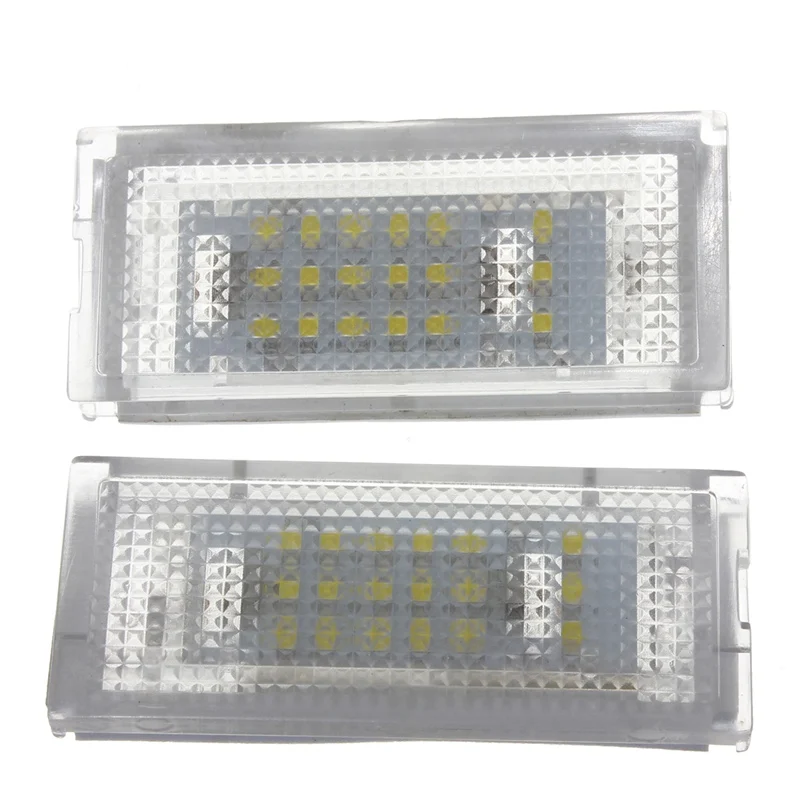 2 шт. 18 светодиодов 6000K для HID номерного знака Лампа BMW E46 4D 4 двери 323i 325i 328i 99 03 без