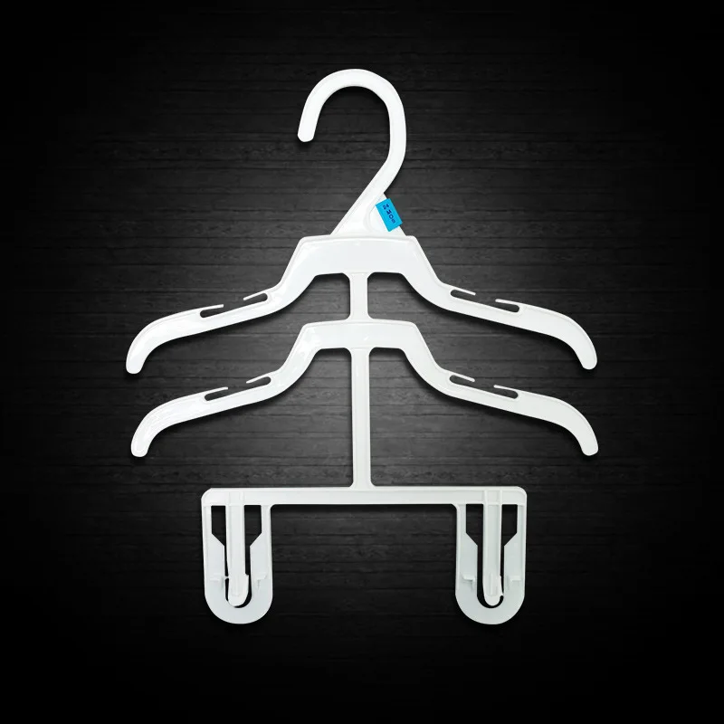 10 шт. белые пластиковые вешалки для детской одежды работающий от руки Костюмы