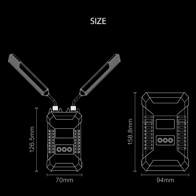 Беспроводной HD передатчик HOLLYLAND COSMO 600 футов система передачи видео 3G SDI HDMI 1080