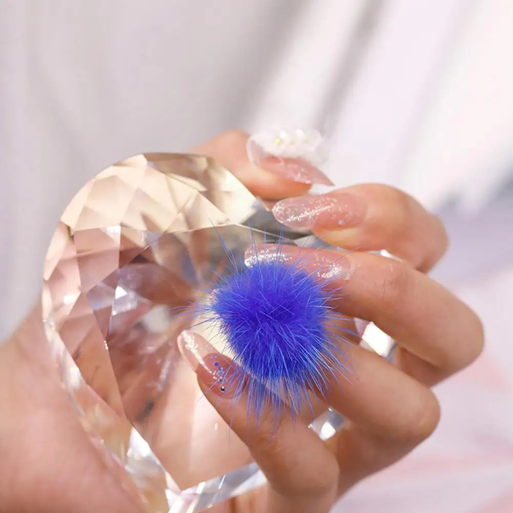 

3D NAIL 2021 NEW Magnetic Nail Pom 24Pcs Magnetic Pom-poms Nail Magnetic Colors) (24 Pom Pom Puffy For Accent D7Y3
