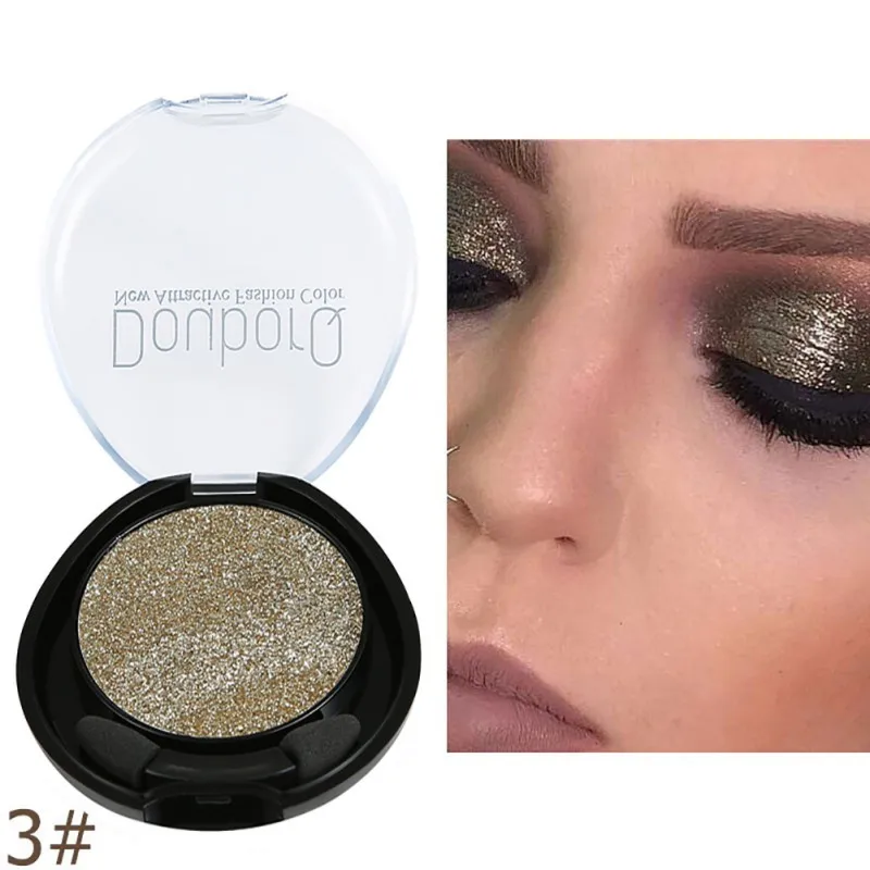 Косметическая Палитра запеченных теней Дымчатого цвета земного с шиммером