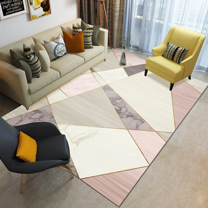 

Geometry Pattern Modern Rugs and Carpets for Home Living Room Floor Carpets Window Bedside Rug Bedroom Mat Home Decor