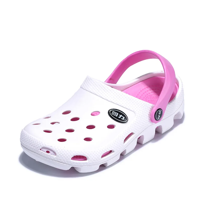 Шлепанцы мужские из ЭВА удобные сандалии без застежки дышащие для пляжа и сада