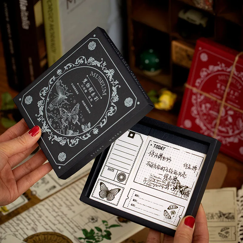 Винтажный пластиковый прозрачный блокнот для записей школьные и офисные