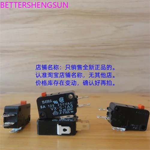 

Micro Switch VX-013-1A3 Long Swing Link Type 1C Action Force 0.2n Rating 0.1a
