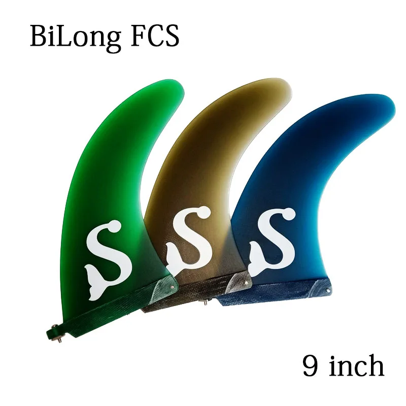 BiLong FCS однослойная доска для серфинга плавники 9 дюймов весло из стекловолокна