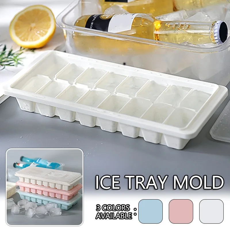 Ice Cube Maker Tray 6/16 cell Mold With Lid For Cream Party Whiskey Cocktail Cold Drink Kitchen Tool | Дом и сад