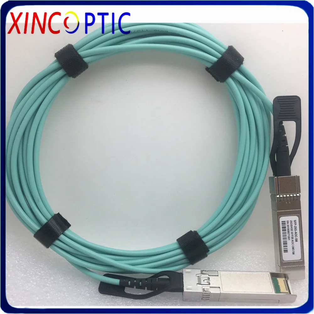 25GBASE SFP28 AOC кабель 30 м модуль OM3 активный оптический 25 Гбит/с поддержка