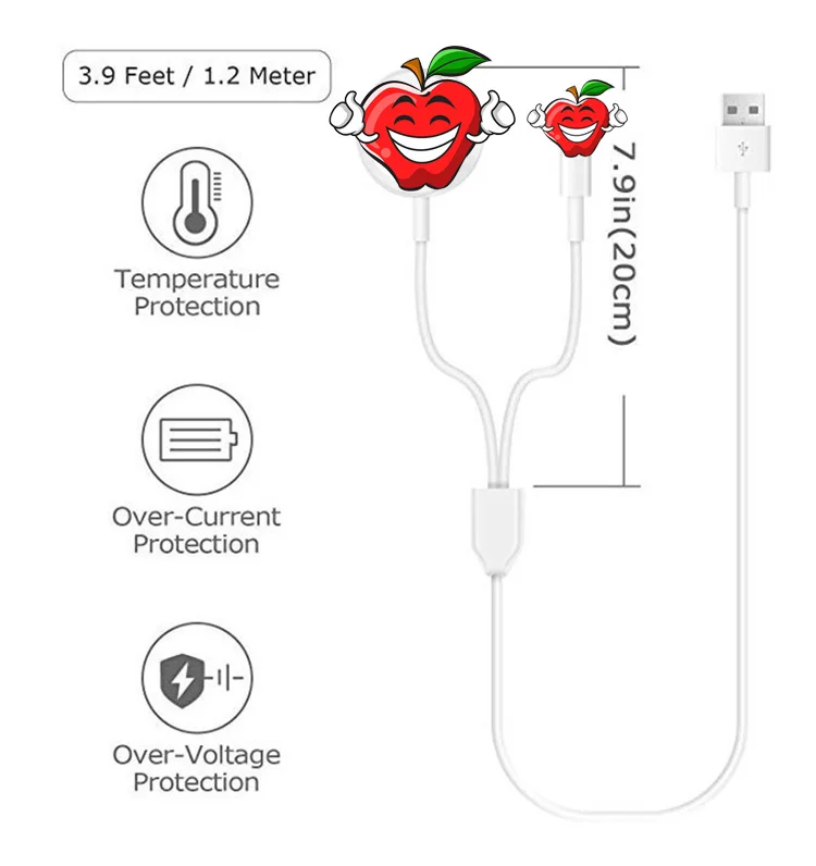 2 в 1 Беспроводное зарядное устройство магнитный для Apple Watch Series 4 3 2 1 iPhone X XS Max 7 8 Plus Портативный USB кабель для быстрой зарядки