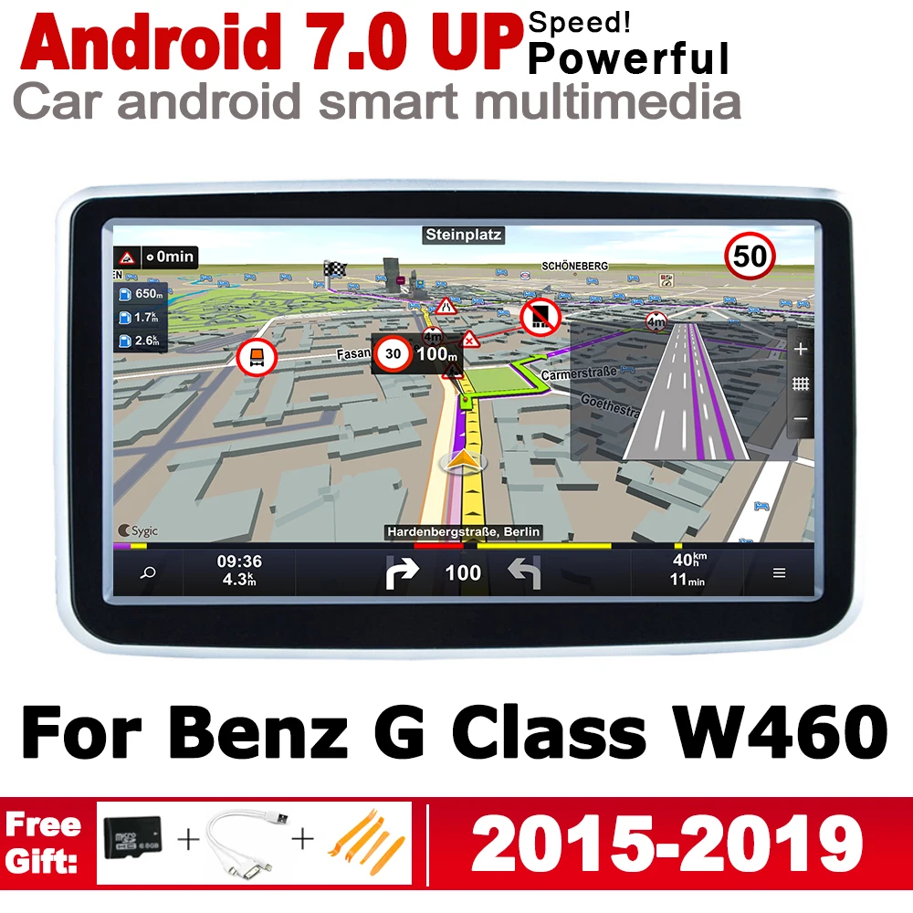Android автомобильный Радио GPS мультимедийный плеер для Mercedes Benz G Class W460 2015 ~ 2019 NTG