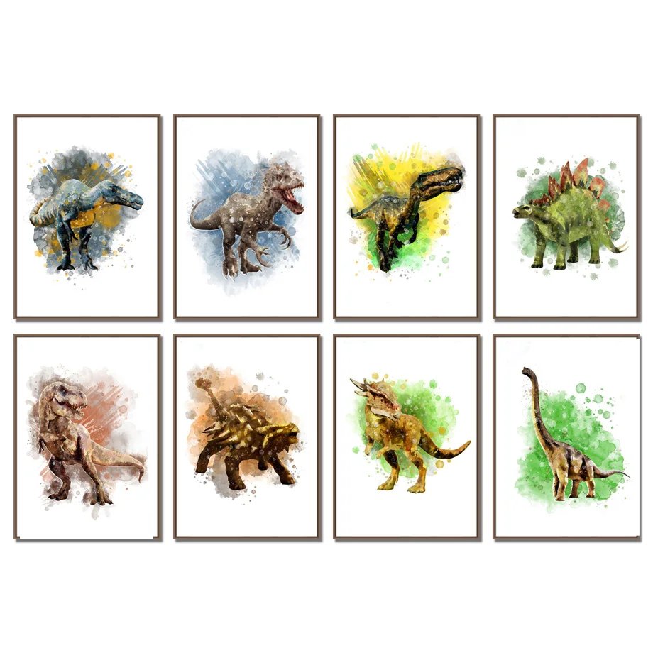 

KAMY YI Boutique Hot Sale Dinosaur Cartoon Cute Diamond Painting Cross Stitch 5D Diy Embroidery Mosaic European Home Decoration