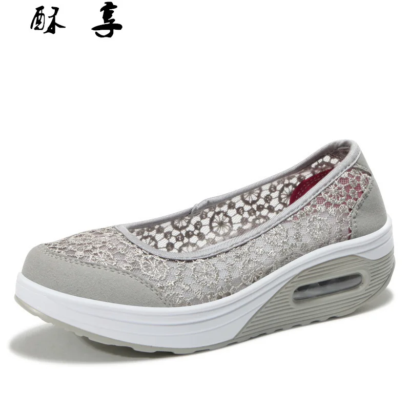 

2021 Women's Shoes Autumn Women's Non-slip Shockproof Wear-resistant Sneakers Lace Mesh Comfortable Breathable Casual Shoes