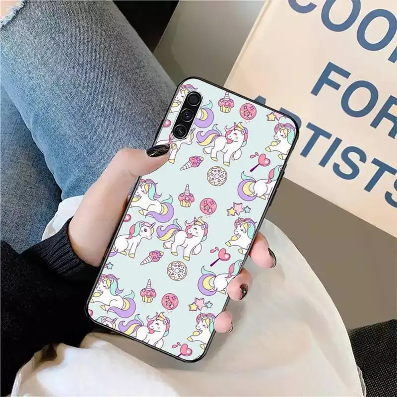 

Cute unicorn animal cartoon Phone Case For Samsung galaxy A S note 10 7 8 9 20 30 31 40 50 51 70 71 21 s ultra plus