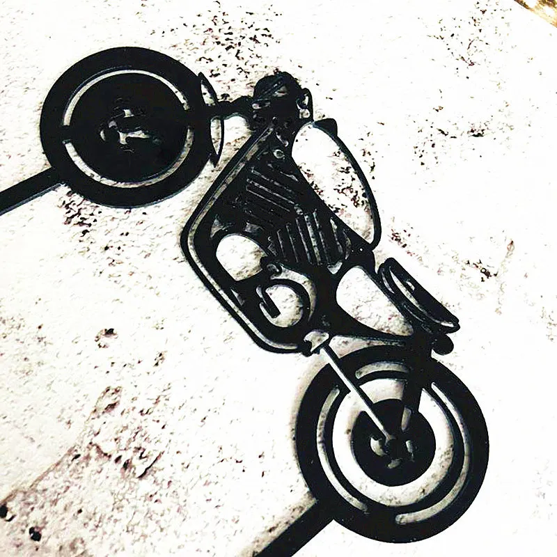 Локомотив мальчик торт на день рождения Топпер акриловый мотоцикл капкейк Декор