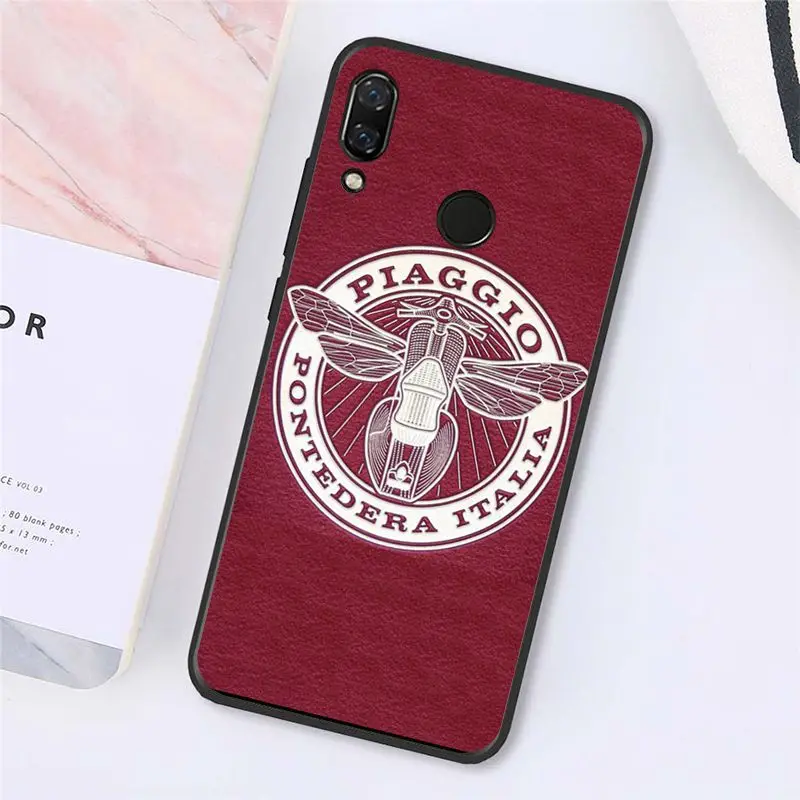Чехол для телефона с скутером Maiyaca Vespa Xiaomi Redmi4X 6A 9 8A note pro 5Plus Note4 Note5 7 Note6Pro 8T |