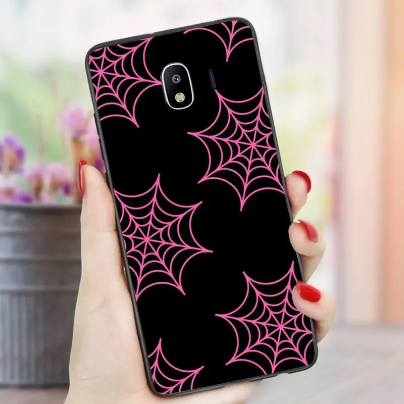 

Cool Spider web Phone Case For Samsung A20s A30S A31 A40 A50S A51 A70 A71 A80 Black Soft nax fundas cover