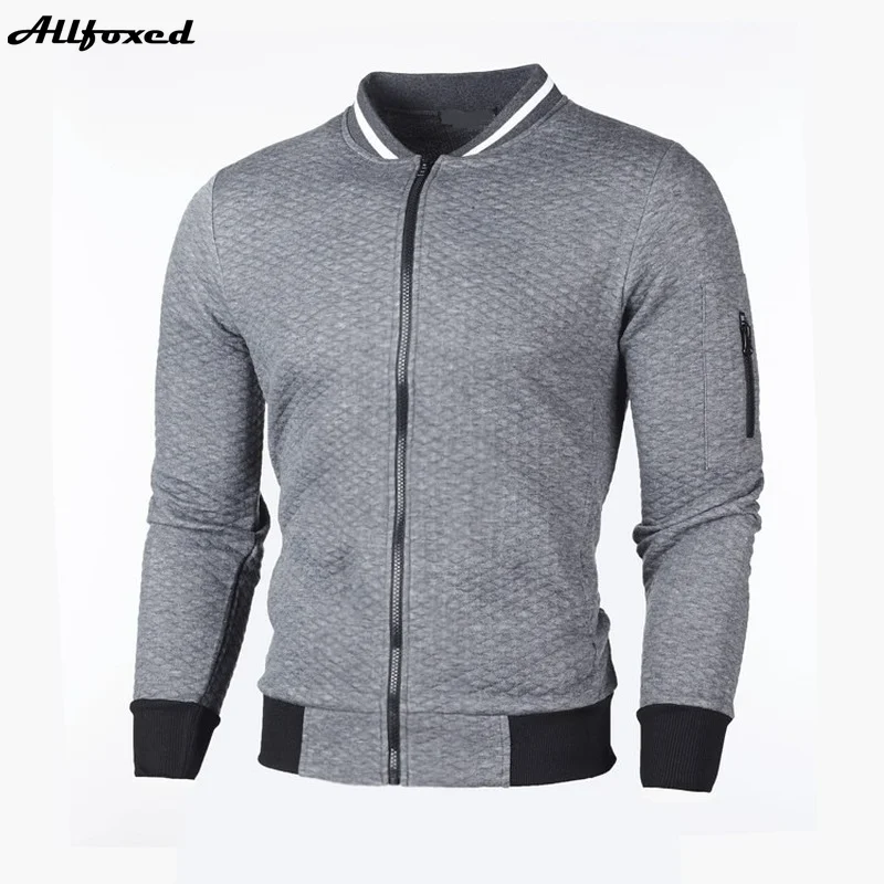 

2021 Brand New Men Zipper Sweatshirts Zipper Collar Jacket Cardigan for Male Casual Plaid Streetwear Long Sleeve Top Clothing